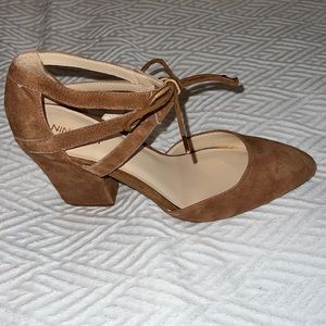 Nine West Tan Heels